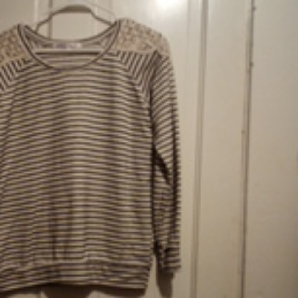 Black and White Stripes Shirt